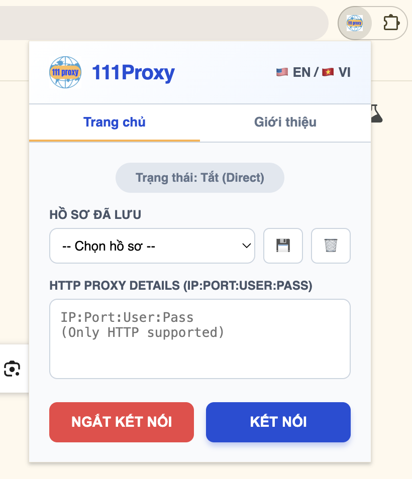 Hướng dẫn cài nhanh Proxy IPv6 AloProxy vào Chrome (Dán 1 giây xong ngay)